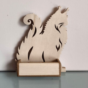 Portes cartes coon MDF incolore et peuplier