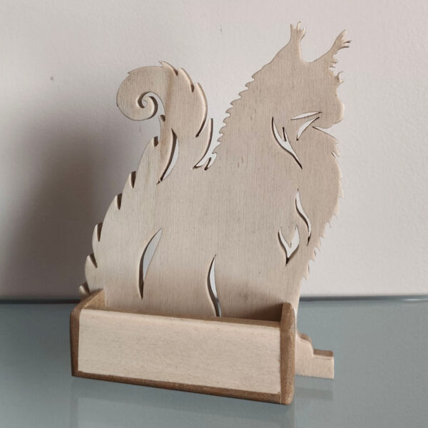Portes cartes coon MDF incolore et peuplier – Image 2