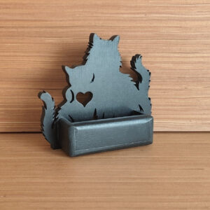Portes cartes coon love MDF noir