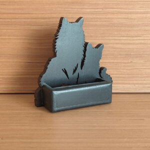 Portes cartes coon MDF noir