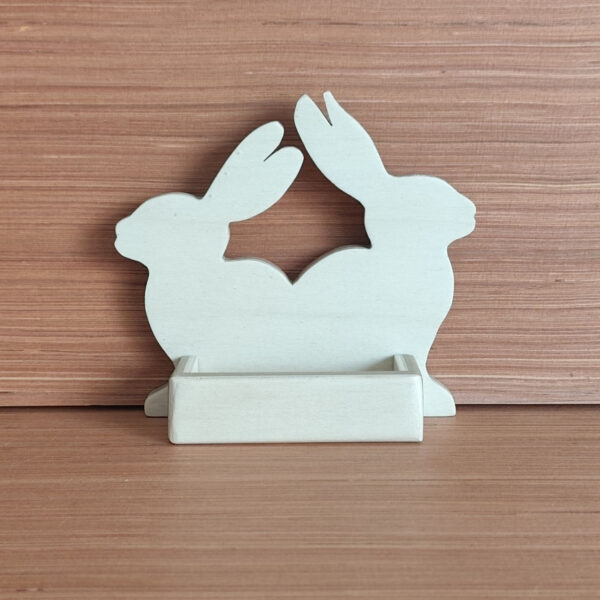 Portes cartes lapins peuplier