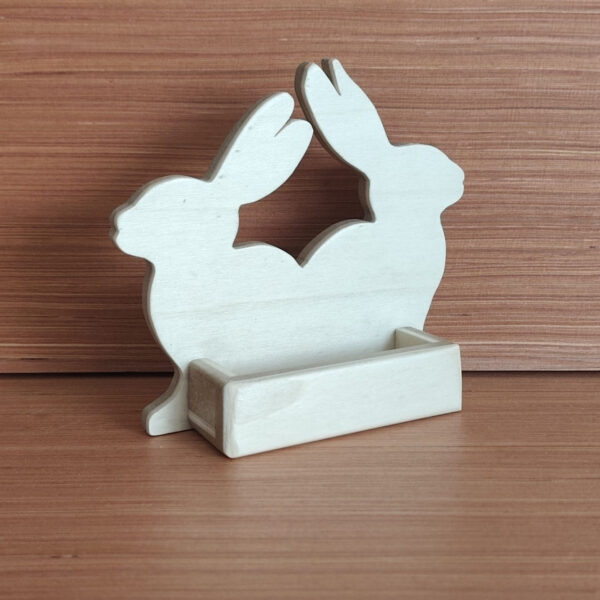 Portes cartes lapins peuplier – Image 2