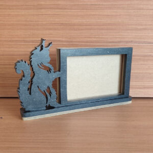 Cadre photo Maine coon noir