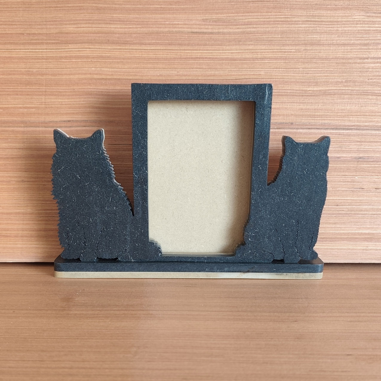 Cadre photo American short and long hair foncé