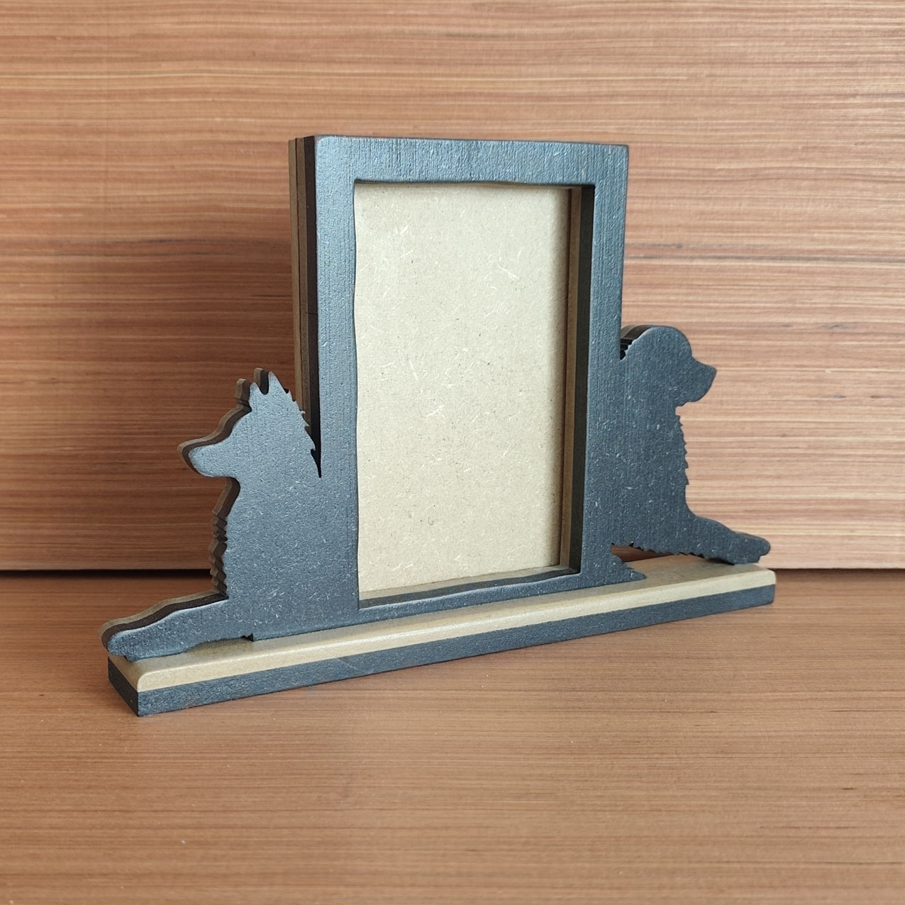 Cadre photo Chien foncé