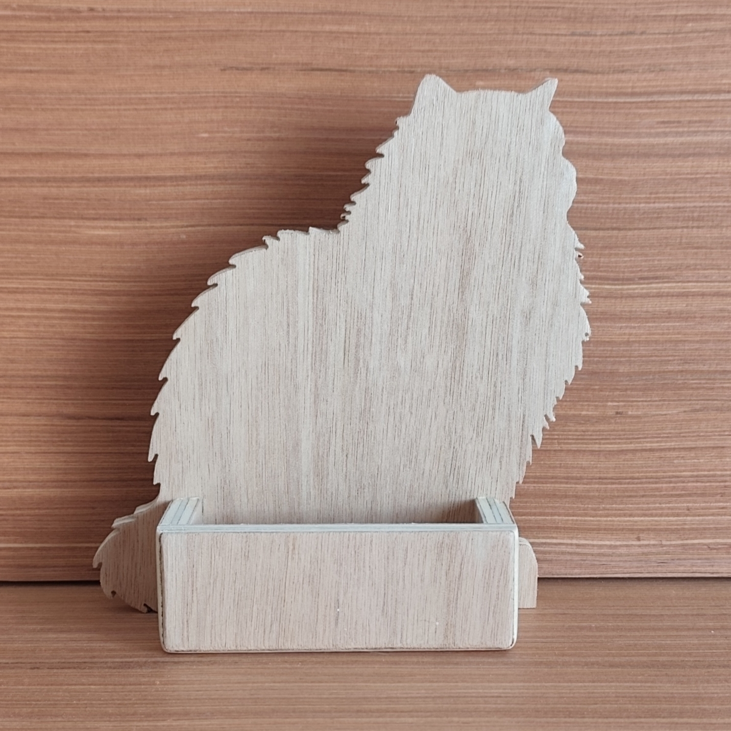 Portes cartes chat Birmanie coloré